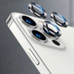Heptek İletişim Apple iPhone 12 Pro Max Kamera Lens Koruyucu Renkli Tasarım Kolay Takma Aparatlı (Cl-07) - Koyu Gri