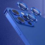 Heptek İletişim Apple iPhone 12 Pro Max Kamera Lens Koruyucu Renkli Tasarım Kolay Takma Aparatlı (Cl-07) - Lacivert