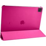 Heptek İletişim Ipad Pro 12.9 3. 4. 5. 6. Nesil M2 Kılıf Arkası Silikon Pu Deri 360 Koruma 2018 - 2022 (Sc.) - Pembe