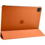 Heptek İletişim Ipad Pro 12.9 3. 4. 5. 6. Nesil M2 Kılıf Arkası Silikon Pu Deri 360 Koruma 2018 - 2022 (Sc.) - Turuncu