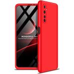 Heptek İletişim Realme 6 Kılıf 360 Tam Koruma Ön ve Arka Sert Mika Kapak Orjinal Ays Gkk Kapak - Kırmızı