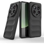 Heptek İletişim Xiaomi Mi 13 Ultra Kılıf Esnek Tpu Oyuklu Arka Yüzey Tasarımlı Silikon Kapak Etnik - Siyah