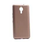 HEPTEKİLETİŞİM General Mobile 5 Plus Kılıf, Yumuşak Dokulu Silikon Kapak, Gold