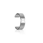 Heptekiletişim Huawei Honor Magic 2 46Mm Akıllı Saat Kordon Krd-35 22Mm Metal Gösterişli Kordon(Gümüş)