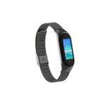 HEPTEKİLETİŞİM Xiaomi Mi Band 6 Uyumlu KRD-06 Metal HPTK Kordon-Siyah