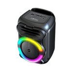 Hepu Hp-114 Partybox Bluetooth Hoparlör 4 Hoparlör, 15w Güç, Rgb Işık, Tws Destekli siyah