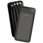 HEPU HP-205 10000 Mah Dijital Göstergeli 4 Girişli Powerbank - Siyah