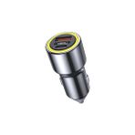 Hepu HP-782 Araç Içi Şarj Cihazı 3.1A Pd 48 Watt Fast Hızlı Şarj Aleti Metal Çakmaklık Şarj Type C
