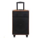 Hepu HP-904 12 inç Subwoofer Ahşap Kasa Şarjlı Bluetooth Hoparlör