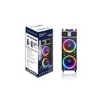 Hepu HP 928 100 W 12 inç 2 Subw Super Bass Şarjlı Ahşap Parti Bluetooth Hoparlör