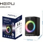 HEPU HP-981 Karaoke Bluetooth Speaker 6.5” Woofer Güçlü Bass TWS