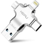 Hepu HP-B01 Micro USB - Type-C - Iphone Otg & Kart Okuyucu - Sarı