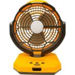 Hepu Hp F878 | 7200 Mah Bataryalı Taşınabilir Fan – LED Işıklı, Kamp ve Masaüstü Uyumlu, 10 Saat Serinlik - Beyaz