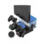 Hepu Tp4-882C Ps4 3 Soğutma Fanlı Stand Şarj İstasyonu For P-4/Slim/Pro