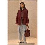 HEQA Basic Gabardin Ceket Bordo