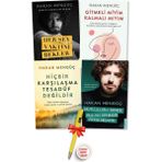 Her Şey Vaktini Bekler - Gitmeli Miyim Kalmalı Mıyım - Hiçbir Karşılaşma Tesadüf Değildir - Mutluluğu Sende Bulan Senindir Ötesi Misafir - 4 Kitap - Hakan Mengüç + Kalem