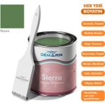 Her Şeyi Boyayan Boya Demarin Sierra Tek Bileşen Fayans, Tezgah, Seramik, Mobilya, Zemin Boyası (Dönüşüm Boyası) - 1 Kg - Yosun