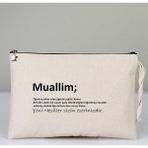 Her Yaş Güzel Öğretmenler Günü Makyaj Çantası - Açık Bej