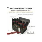 Hera Altın Oran 14 Adet 10ml Kalıcı Makyaj, Microblading, Dudak Renklendirme , Eyeliner Boyası Full Set