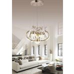 Heracles 3 Renk Gold ( Sarı Beyaz ve Gün Işığı ) Luxury Led Kristal Taşlı Avize