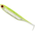 Herakles Mirror Shad 8 cm Silikon Yem 6lı Paket - Ghost Chartreuse