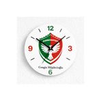 HERALDİS Amedspor Logolu Duvar Saati – Kişiye Özel İsimli Modern Duvar Saati – Tarafta rSaati (İSİM İLETİN)