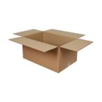 HerAmbalaj 10 Adet 40X30X25 Taşıma Kolisi, Çift Oluklu Boş Koli, Çeyiz Kolisi, Karton Koli, Eşya Taşıma Kolisi - 40 x 30 x 25 cm