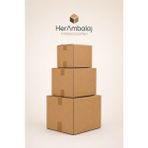 Herambalaj 20 Adet 50X30X30 Taşıma Kolisi, Çift Oluklu Boş Koli, Çeyiz Kolisi, Karton Koli, Eşya Taşıma Kolisi - 50 x 30 x 30 cm