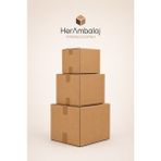 Herambalaj 25 Adet - 28X13X26.5 cm E-Ticaret Kargo Kutusu - 3 Desi ve 9 Litre Hacimli Ambalaj Kolisi - Hazır Katlanır Kraft Mukavva Kutu