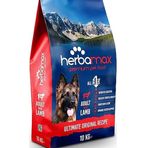 Herba Max Kuzu Etli ve Pirinçli Kuru 10 kg Yetişkin Köpek Mama