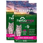 Herba Max Sterilised Kısırlaştırılmış Somonlu ve Pirinçli Yetişkin 2x10 kg Kuru Kedi Mama