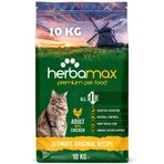Herba Max Tavuklu ve Pirinçli 10 kg Yetişkin Kuru Kedi Mama