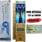 Herbadent Bitki Özlü Diş Macunu-3'lü Diş Fırça-125 gr Hmd Sabunu Hediye