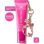 Herbaderm Birthday Cake Parlatıcı, Dolgunlaştırıcı, Onarıcı Vegan Dudak Balmı, Anahtarlık Hediyeli Meyveli Pasta Aromalı 10 ml