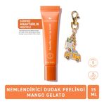 Herbaderm Dudak Peelingi Mango Aromalı 15 ml (Anahtarlık Hediyeli)