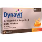 Herbal C Vitamini, Propolis & Beta Glukan 16 Pastil - Bağışıklık - C Vit, Propolis, Beta Glukan
