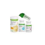 Herbalife Kilo Yukarı Set2- Bir Muzlu Shake, Bir Extra-cal Kalsiyum Tablet ve Bir Kadın Vitamin Tableti