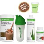 Herbalife Set3 Shake Çikolata Aloe Konsantre Içecek Shaker Klasik Çay 50 gr