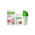 Herbalife Shaker Hediyeli Ekonomik Set-11 (ahududu-beyaz Çikolata Shake+ Klasik Çay+ Shaker)