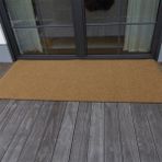 Herbert Weber Koko Paspas Sentetik Iç ve Dış Kapı Önü Paspası Eco 10 mm Dökülmez Paspas - Kahverengi - 50 x 120 cm