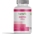 Herbina Biotin 5000 Mcg At Kuyruğu Ekstresi 120 Tablet.