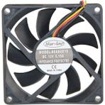 Herbirivar 80X80X15MM 12V Dc 3 Pin Plastik Kasa Fanı