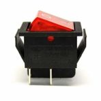 Herbirivar IC104 4P Geniş Tekli Işıklı Soba Anahtarı