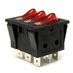 Herbirivar IC135 On-Off 9P 3'lü Işıklı Anahtar
