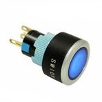 Herbirivar Kalıcı 22 mm 24V Sarı Ledli Plastik Buton
