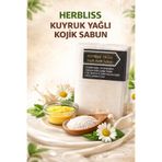 Herbliss Kuyruk Yağlı Kojik Asitli Sabun | Kırışıklık Karşıtı- Giderici-Çatlak Önleyici 100gr