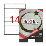 Herboy HB-1114 105x41mm Beyaz Lazer Etiket