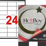 Herboy Laser Etiket 100 Yaprak 70X35 Mm Laser-Copy-İnkjet HB-1324