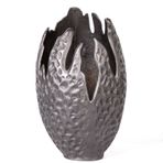 Herdekora Metal Dekoratif Siyah 17x17x28 cm Vazo