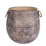 Herdekora Metal Saksı Kulplu 34X36 Cm.